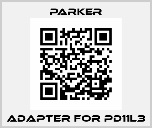 adapter for PD11L3 Parker