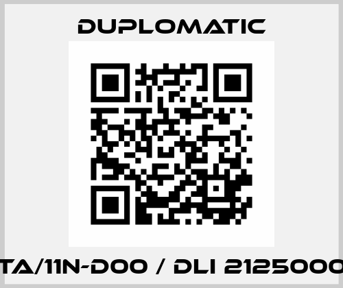DS3-TA/11N-D00 / DLI 21250000159 Duplomatic