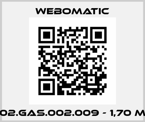 02.GAS.002.009 - 1,70 m Webomatic