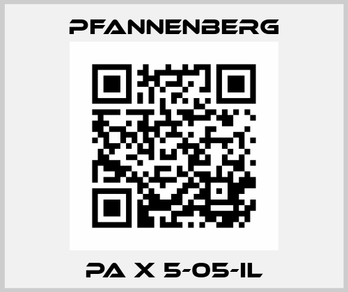 PA X 5-05-IL Pfannenberg