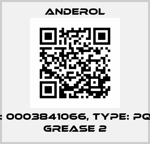 P/N: 0003841066, Type: PQAA Grease 2 Anderol