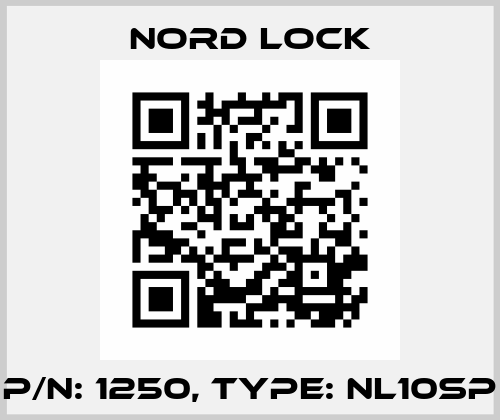 p/n: 1250, type: NL10sp Nord Lock