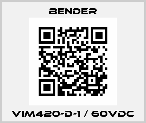 VIM420-D-1 / 60VDC Bender