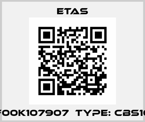 p/n: F00K107907  Type: CBS105.1-2 Etas