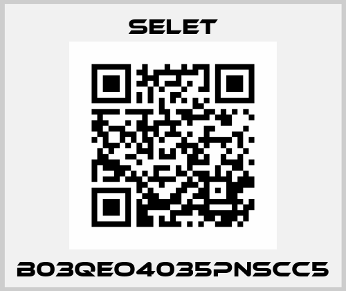 B03QEO4035PNSCC5 Selet