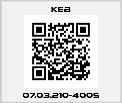 07.03.210-4005 KEB
