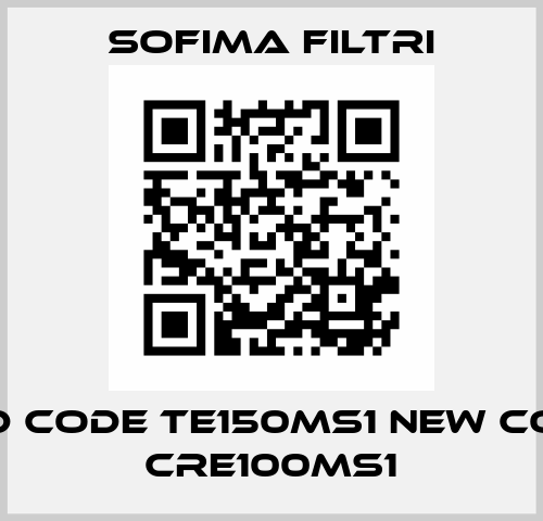 old code TE150MS1 new code CRE100MS1 Sofima Filtri