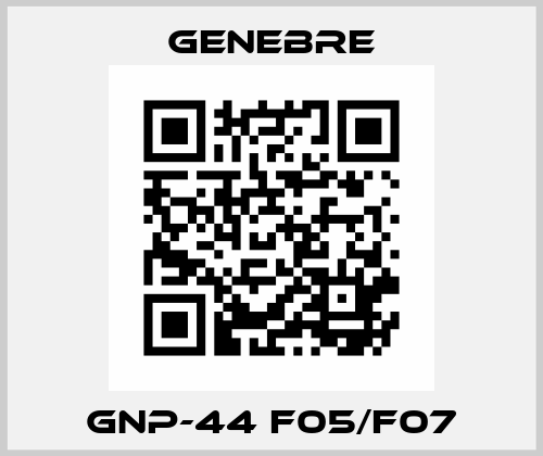 GNP-44 F05/F07 Genebre
