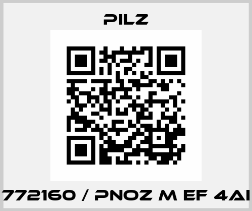 772160 / PNOZ m EF 4AI Pilz