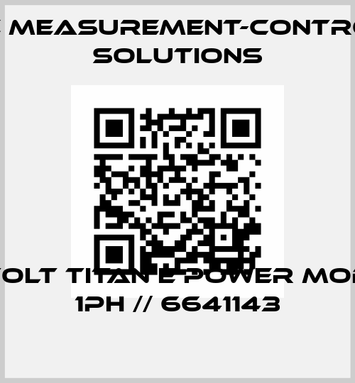 Isovolt Titan E Power Module 1Ph // 6641143 GE Measurement-Control Solutions