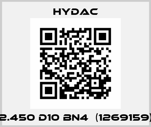 2.450 D10 BN4  (1269159) Hydac
