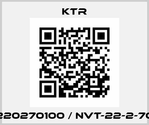 261220270100 / NVT-22-2-70-D3 KTR