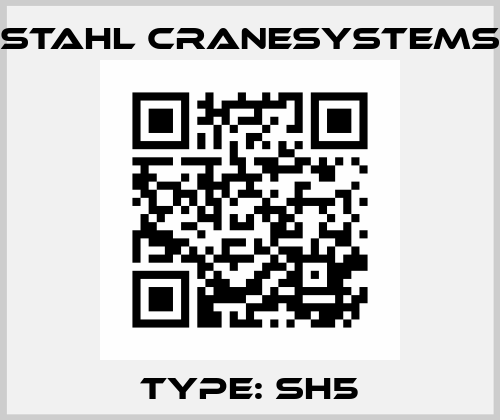 TYPE: SH5 Stahl CraneSystems