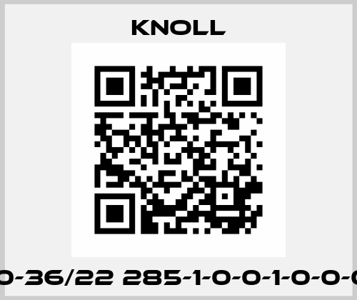 TG 40-36/22 285-1-0-0-1-0-0-0-0-0 KNOLL
