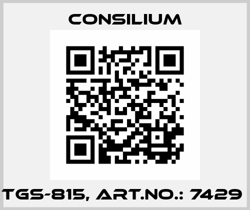 TGS-815, ART.NO.: 7429  Consilium