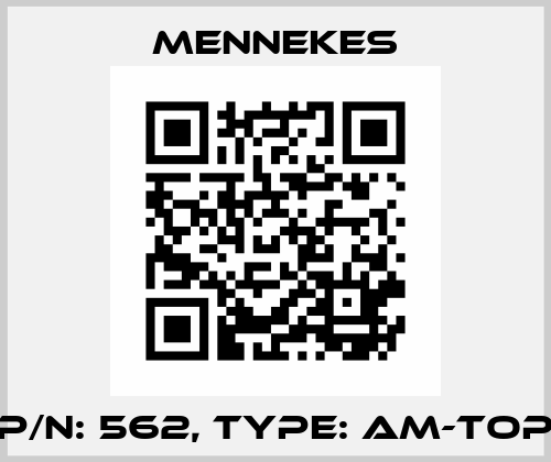 P/N: 562, Type: AM-TOP Mennekes