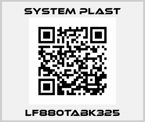 LF880TABK325 System Plast