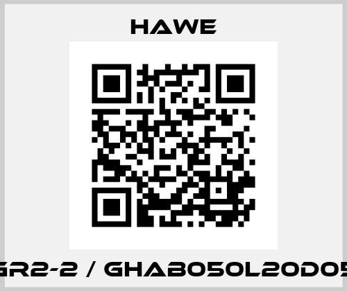 GR2-2 / GHAB050L20D05 Hawe