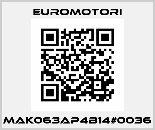 MAK063AP4B14#0036 Euromotori