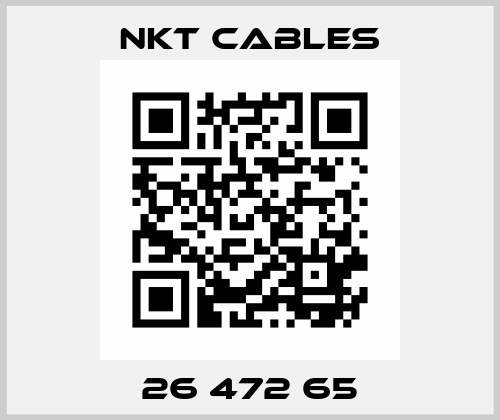26 472 65 NKT Cables
