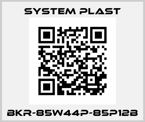 BKR-85W44P-85P12B System Plast