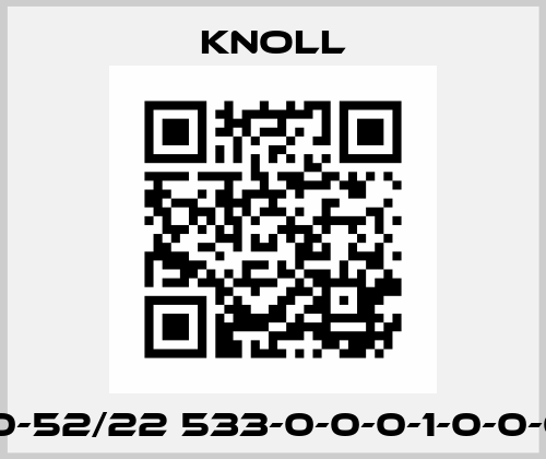 TG 40-52/22 533-0-0-0-1-0-0-0-0-0 KNOLL
