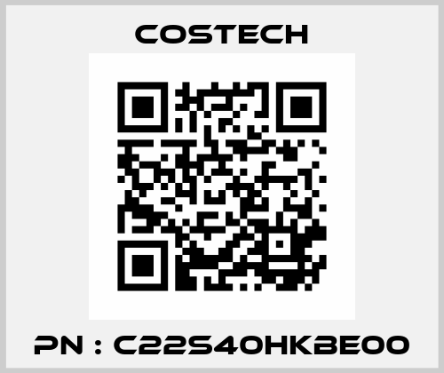 PN : C22S40HKBE00 Costech