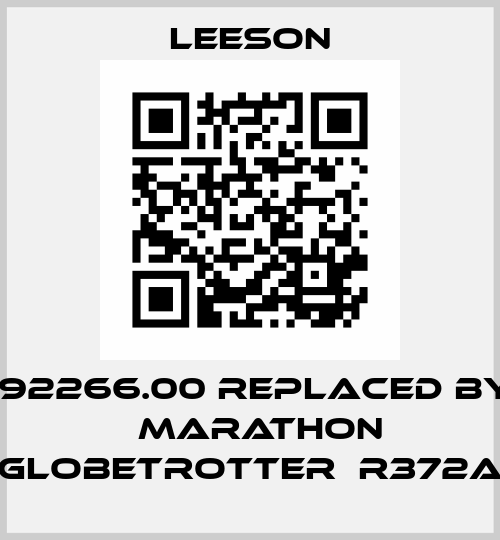 192266.00 replaced by 	Marathon Globetrotter	R372A Leeson