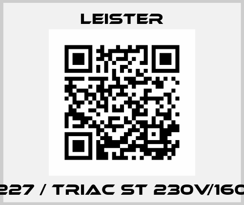 141.227 / Triac ST 230V/1600W Leister