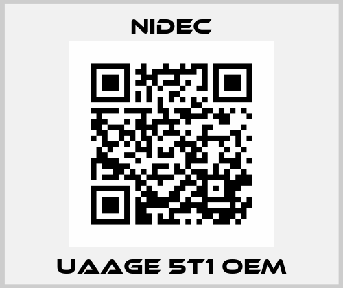 UAAGE 5T1 OEM Nidec
