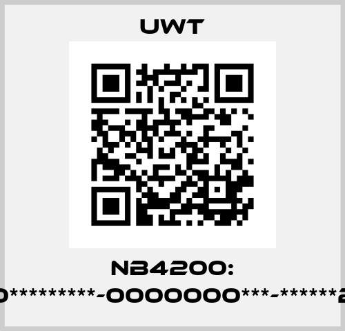 NB4200: D011YA****-0*********-0000000***-******2A*A-0-0-0 Uwt