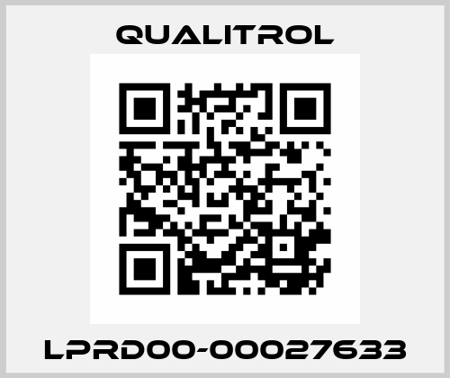 LPRD00-00027633 Qualitrol