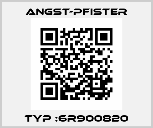 TYP :6R900820 Angst-Pfister