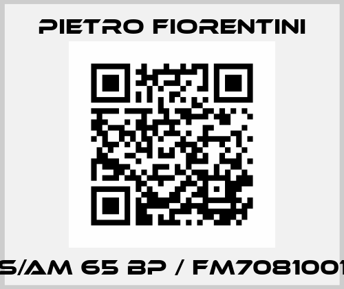 VS/AM 65 BP / FM7081001X Pietro Fiorentini