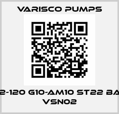 JE 2-120 G10-AM10 ST22 BASE VSN02 Varisco pumps