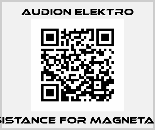 Resistance for Magneta 421 AUDION