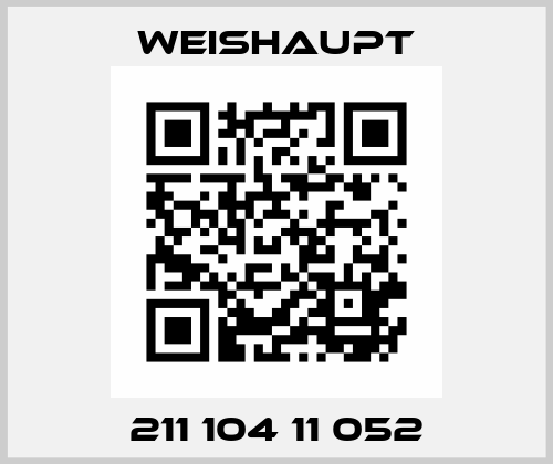 211 104 11 052 Weishaupt