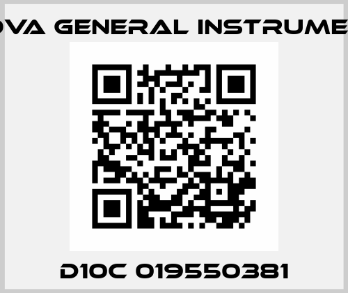D10C 019550381 Nuova General Instruments