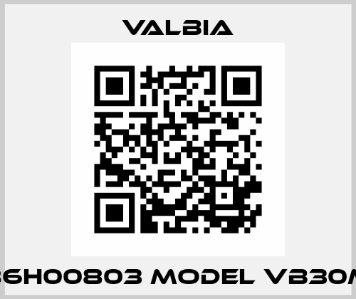 86H00803 Model VB30M Valbia