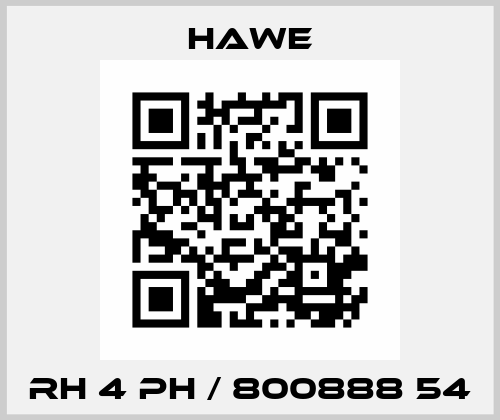 RH 4 PH / 800888 54 Hawe