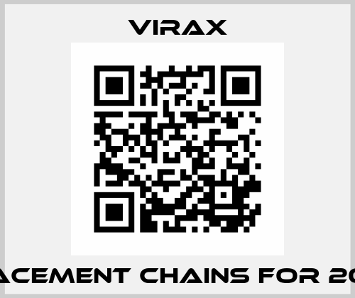 replacement chains for 200350 Virax