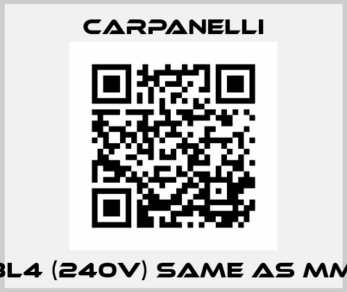 M71 BL4 (240V) same as MM71c4 Carpanelli