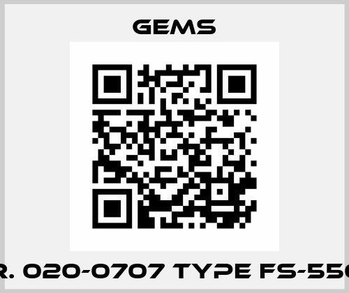 Nr. 020-0707 Type FS-550E Gems