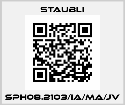 SPH08.2103/IA/MA/JV Staubli