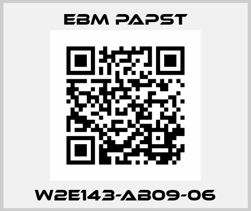 W2E143-AB09-06 EBM Papst
