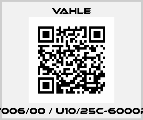 0167006/00 / U10/25C-6000PH-B Vahle