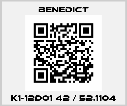 K1-12D01 42 / 52.1104 Benedict