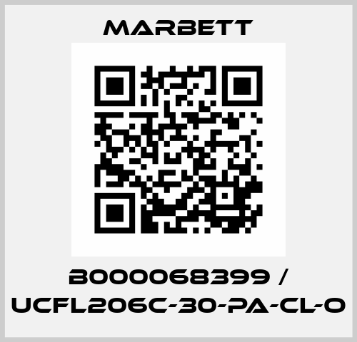 B000068399 / UCFL206C-30-PA-CL-O Marbett