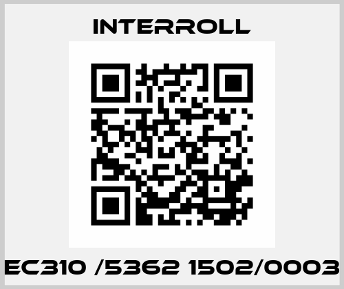 EC310 /5362 1502/0003 Interroll