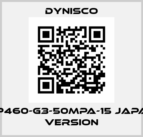 NP460-G3-50MPA-15 Japan version Dynisco
